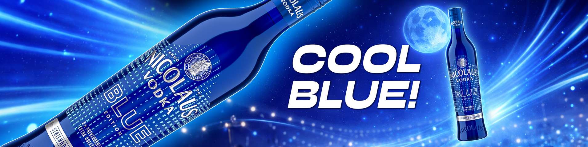 Nicolaus Vodka Blue Edition 37,5% 0,7L