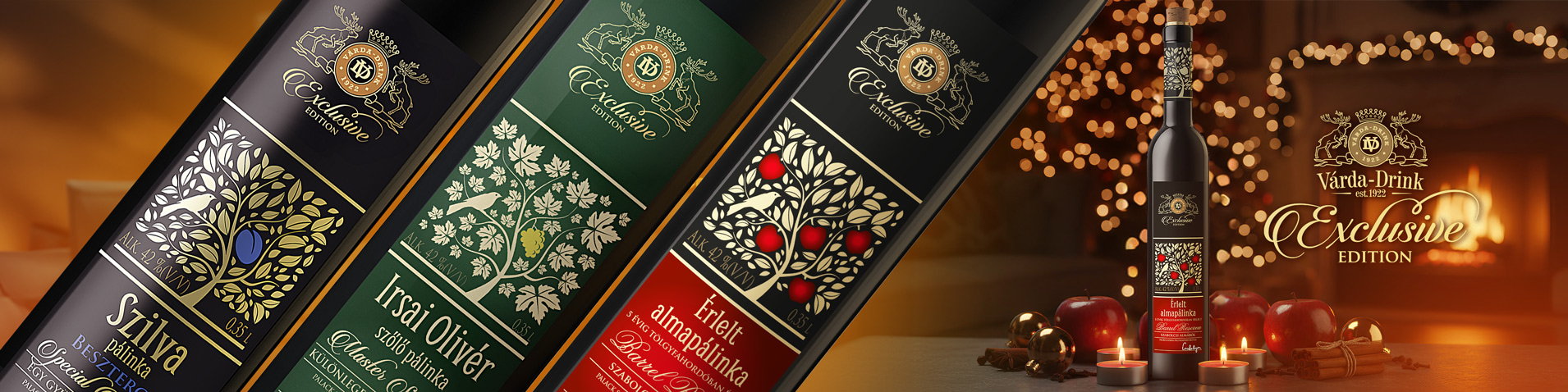 Exclusive pálinkák