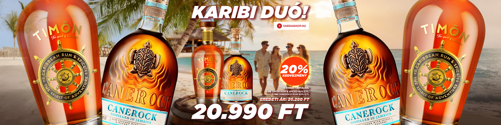 Akció – Karibi Duó! Timon&Canerock 