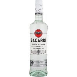 BACARDI CARTA BLANCA SUPERIOR RUM 37.5% 1L