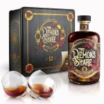 The Demons Share 12 éves rum ajándékcsomag 2 pohárral 0,7L 41%