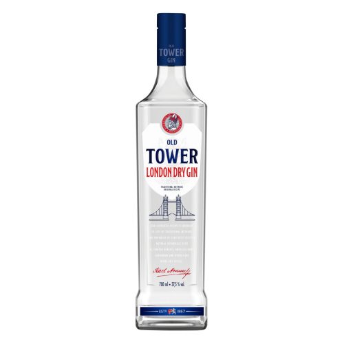 Old Tower London Dry gin 37,5% 0,7L DRS