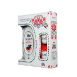 Kulacs Szabolcsi Alma Pálinka 40% 0,35l díszdobozban + pohár
