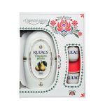 Kulacs Vilmoskörte Pálinka 40% 0,35l díszdobozban + pohár