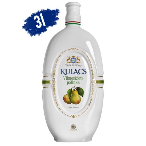 Kulacs Vilmoskörte Pálinka 40% 3l