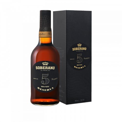 Soberano Brandy Reserva 5 36% 0,7L