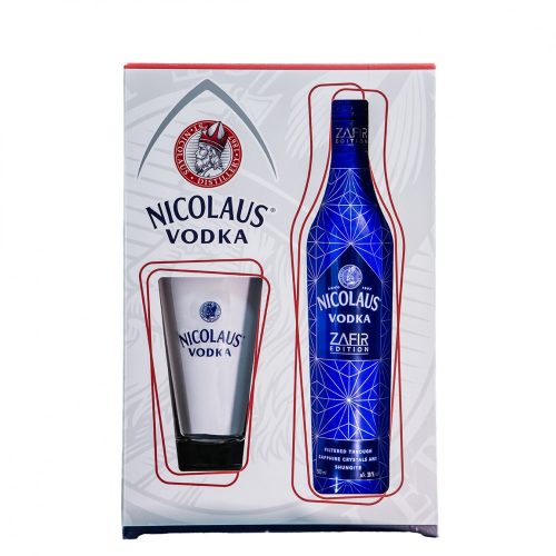 Nicolaus Vodka Zafír díszdobozban 38% 0,5l