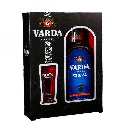 Várda Szilva likőr 34,5% - 0,5l DD + pohár