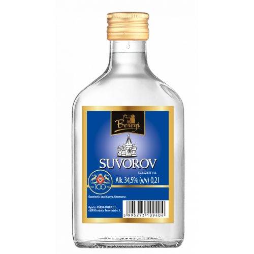 Beregi Suvorov Vodka ízű szeszesital 34,5%  0,2l