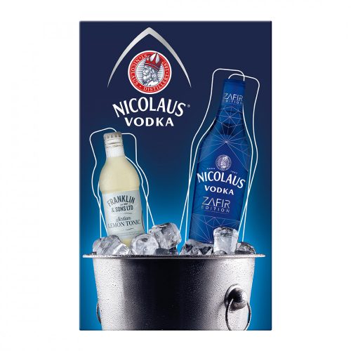 Nicolaus Vodka Zafír Edition + Franklin&Sons Tonik 38% 0,5l