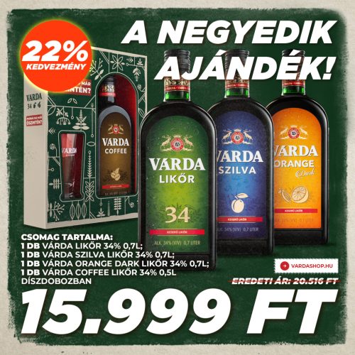 Akció - A negyedik ajándék! VardaXXL