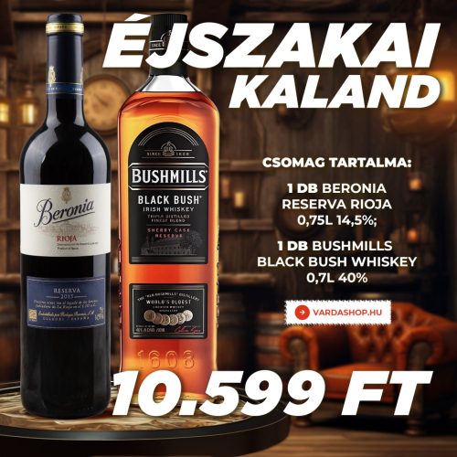 Bushmills Black Bush & Beronia whiskey-bor AKCIÓ