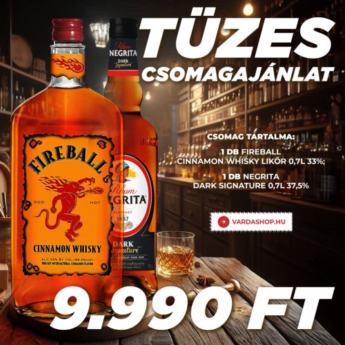 Fireball Cinnamon & Negrita Dark Csomagakció