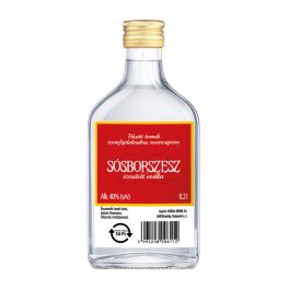 Sósborszesz ízesített vodka 40% 0,2L egyutas DRS