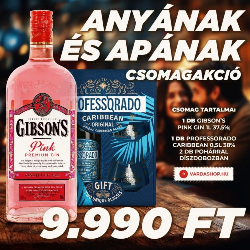 Gibson’s Pink Gin & Professorado DD Csomagakció