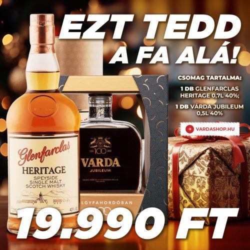 Glenfarclas Heritage & Várda Jubileum DD Akció