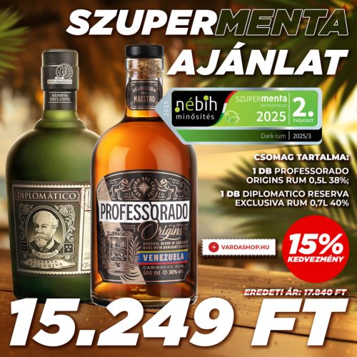 Professorado Origins Rum & Diplomatico Reserva Akció 2025