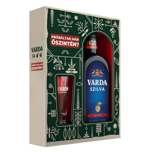 Várda Szilva likőr 34% 0,5L DD+ pohár DRS Limitált