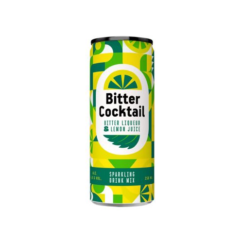 Bitter Coctail Bitter Liqueur&Lemon Juice 4,9% 250ml