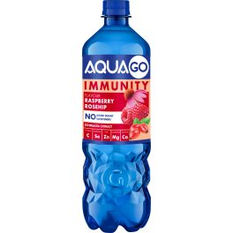   AquaGO IMMUNITY 0,75L ízesített enyhén szénsavas ásványvíz vitaminokkal 