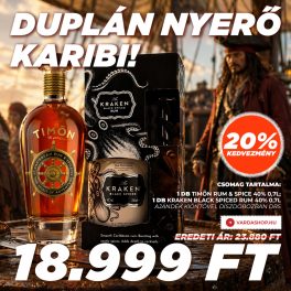 Akció – Duplán Nyerő Karibi! Timon&Kraken