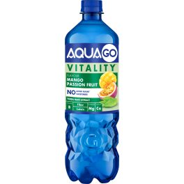   AquaGO VITALITY 0,75L ízesített enyhén szénsavas ásványvíz vitaminokkal 