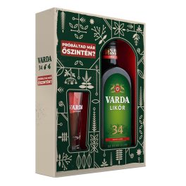 Várda Likőr 34% 0,5L DD+ pohár