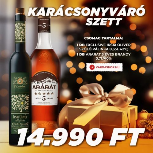 Ararat 5yr & Exclusive Irsai Olivér pálinka Akció