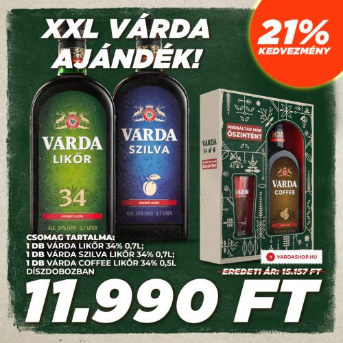 Akció – XXL VÁRDA Ajándék!