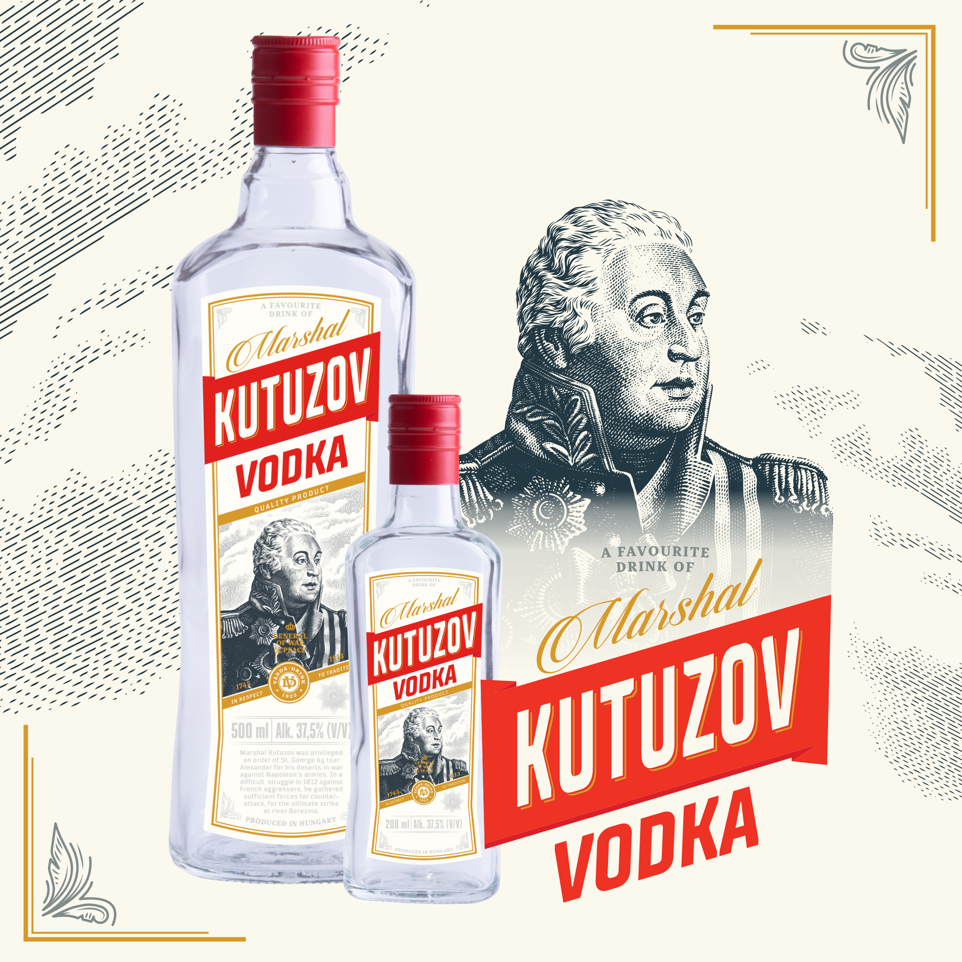 Megjelent a Kutuzov Vodka!